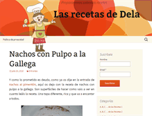 Tablet Screenshot of lasrecetasdedela.chefuri.com