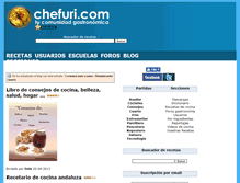 Tablet Screenshot of chefuri.com